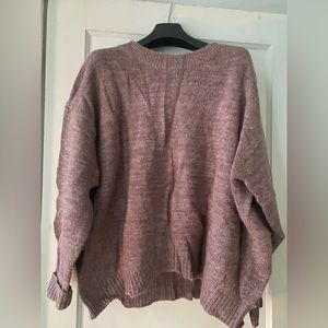 Etoile by Isabel Marant crewneck mauve colored wool sweater